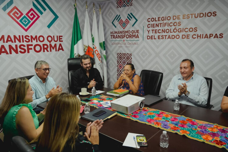 Cecytech y TBC, junto al Secretario de Educación, dan seguimiento al programa Chiapas Puede