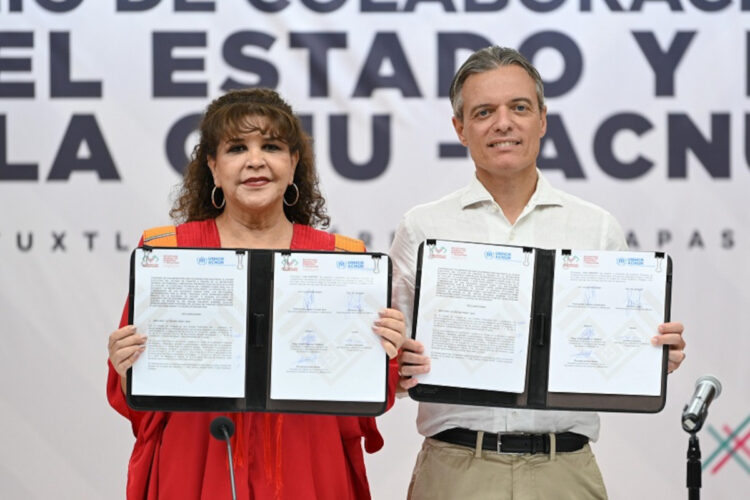 ACNUR y Gobierno de Chiapas firman convenio de colaboración