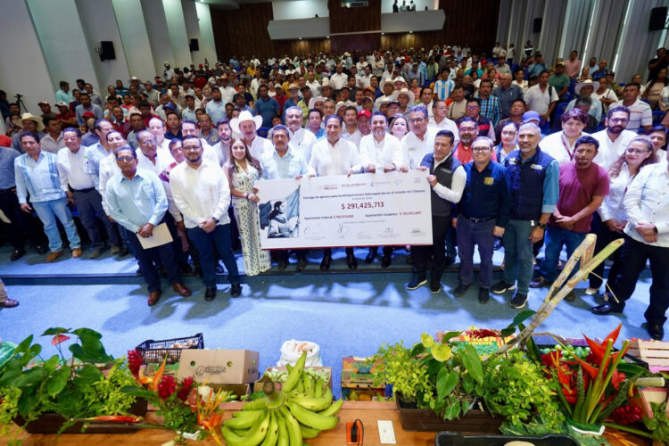 Eduardo Ramírez destaca respaldo de la Federación para fortalecer infraestructura hidroagrícola en Chiapas