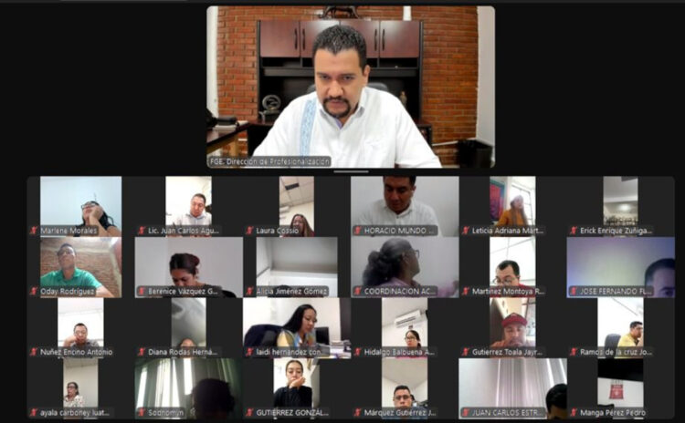 FGE continúa profesionalizando a sus servidores públicos en materia de libertad e integridad personal