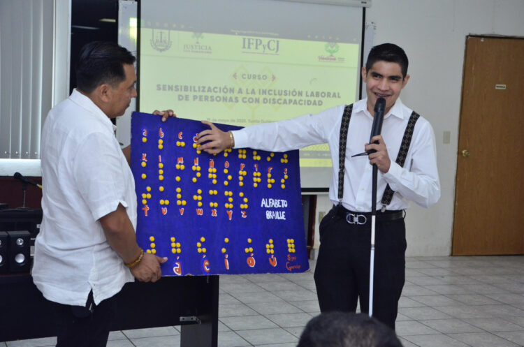 Imparte Poder Judicial curso de sensibilización en inclusión laboral de personas con discapacidad