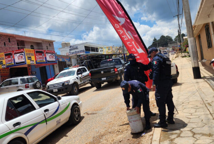 Realiza Tránsito Municipal operativo en zona de La Garita para liberar espacios peatonales