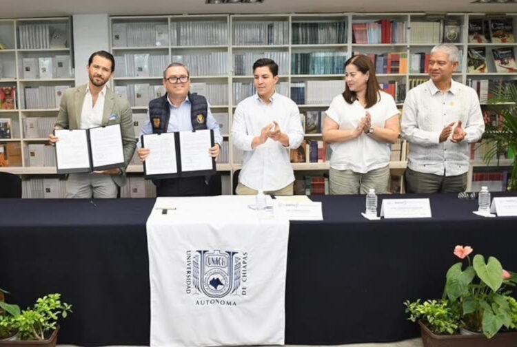 Suscriben UNACH y Wadhwani LATAM Convenio de Colaboración