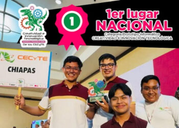 Estudiantes del CECyT 20 San Cristóbal obtienen primer lugar nacional con proyecto de Inteligencia Artificial