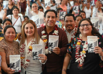 Citlalli Hernández y Eduardo Ramírez reafirman compromiso contra la violencia de género en Chiapas