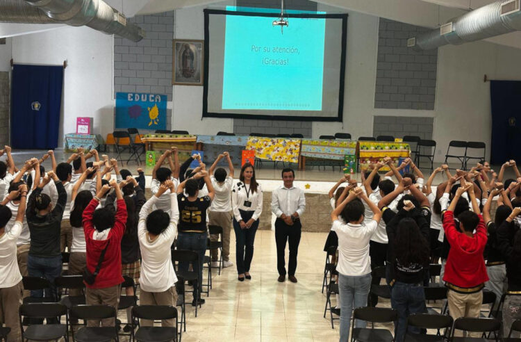 La Fiscalía de Derechos Humanos imparte pláticas de prevención en el Colegio Laureles