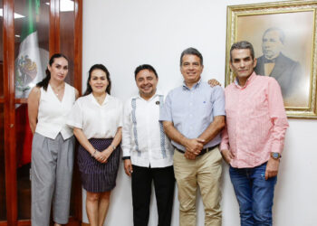 Juan Carlos Moreno Guillén se reúne con el presidente del Centro Empresarial Chiapas