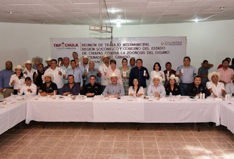 Chiapas enfrenta con responsabilidad la amenaza del gusano barrenador del ganado: Barba Arrocha