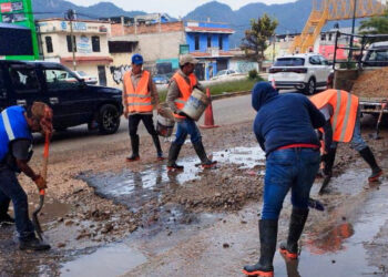Inicia 2º Programa de Bacheo en San Cristóbal de Las Casas