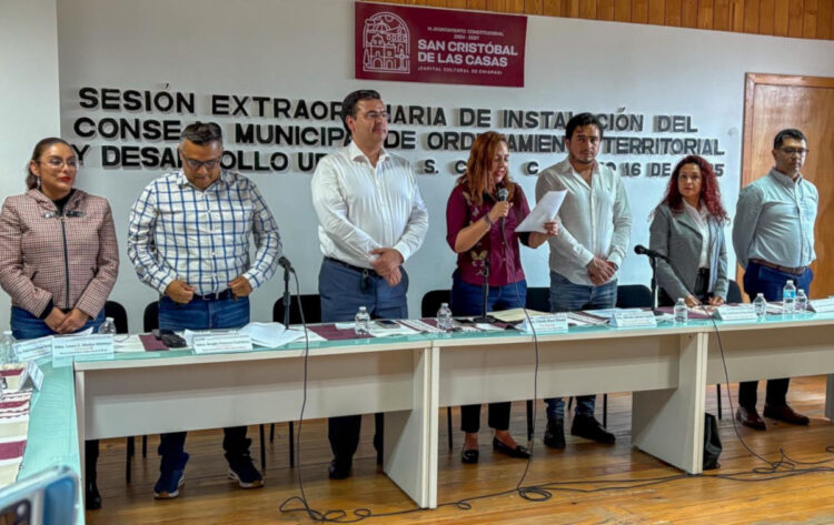 Instalan el Consejo Municipal de Ordenamiento Territorial y Desarrollo Urbano en San Cristóbal