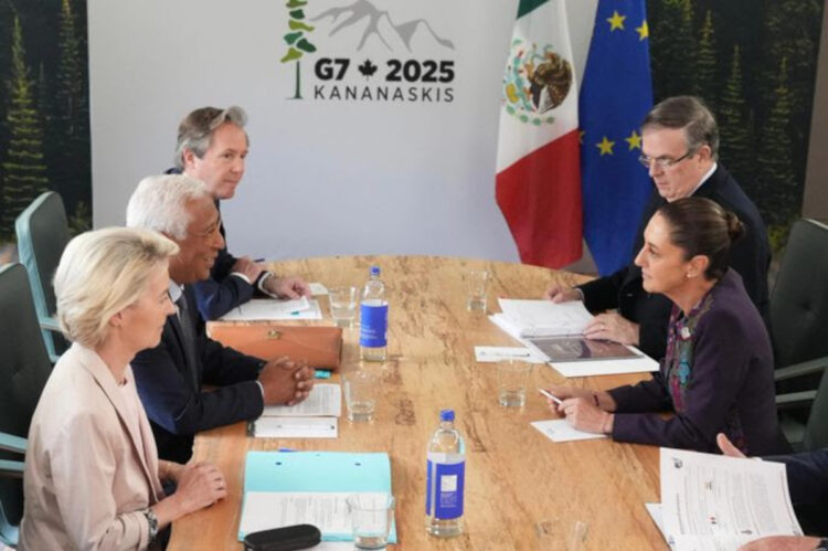Presidenta Claudia Sheinbaum propone en G7, Cumbre Mundial por el Bienestar Económico