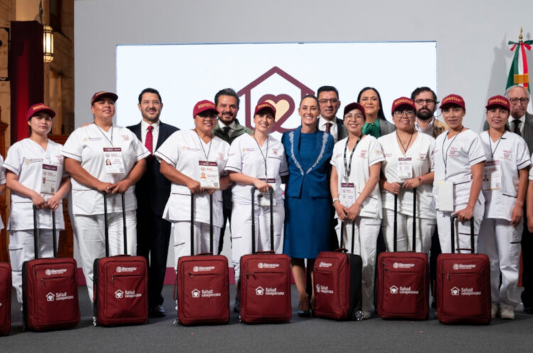 Claudia Sheinbaum encabeza el arranque nacional del programa Salud Casa por Casa