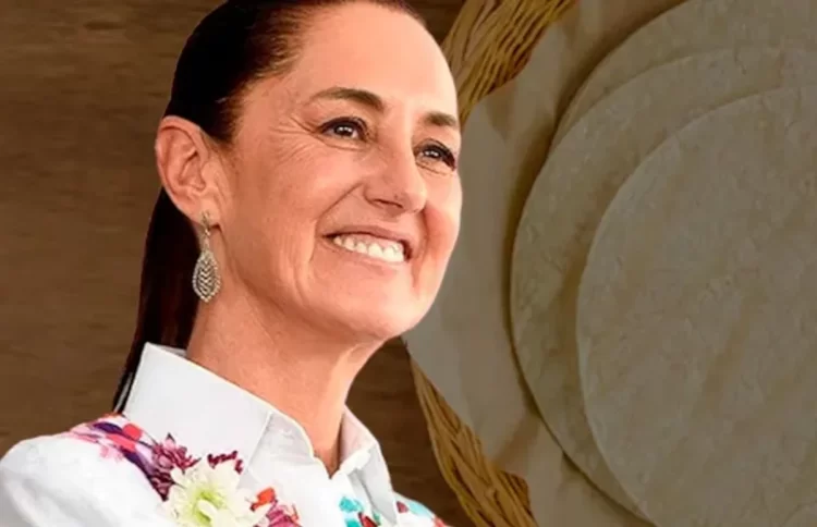 Sheinbaum firma acuerdo para reducir el precio de la tortilla en México