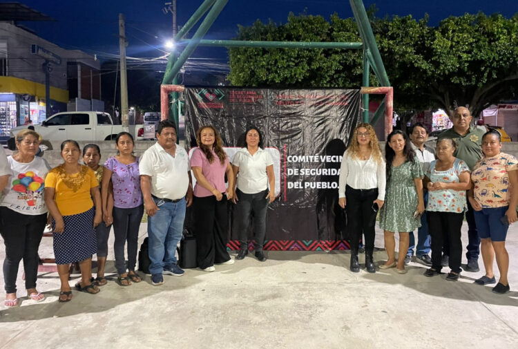 SSP instaló Comité Vecinal de Seguridad del Pueblo en Tuxtla