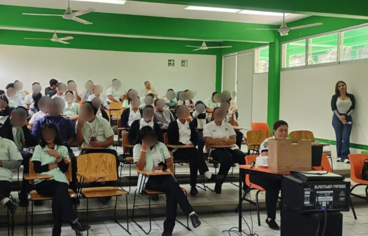 SSP imparte programa preventivo ‘Protege tu integridad’ a estudiantes del Conalep