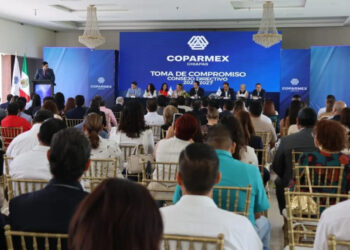 SSP asiste a la toma de compromiso del Consejo Directivo 2025–2027 del Coparmex