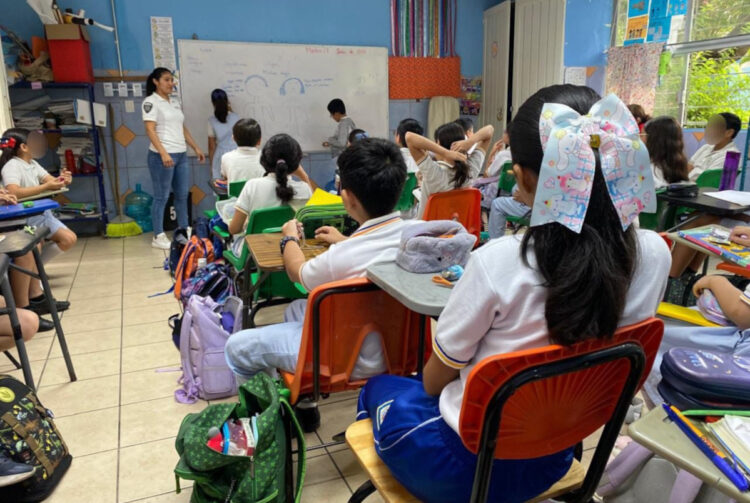 SSP imparte platicas de prevención todo tipo de violencias a niños de Tuxtla Gutiérrez