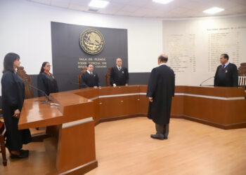 Toman protesta a nuevo integrante del Pleno de Distrito del Poder Judicial