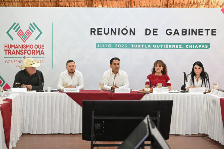 Eduardo Ramírez instruye a su Gabinete a reforzar trabajo para construir un mejor futuro para Chiapas