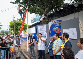 Eduardo Ramírez arranca mejoramiento del alumbrado público en colonias de la capital