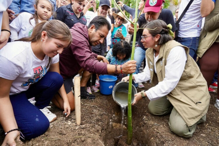 Asiste Eduardo Ramírez a inicio de la reforestación ‘Siembra con conciencia’