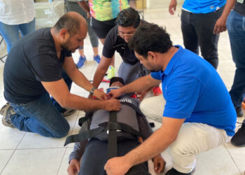 Fortalece IMSS Chiapas cultura de PC en Unidad Deportiva de Tuxtla