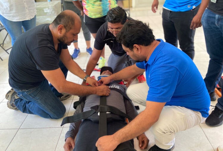 Fortalece IMSS Chiapas cultura de PC en Unidad Deportiva de Tuxtla