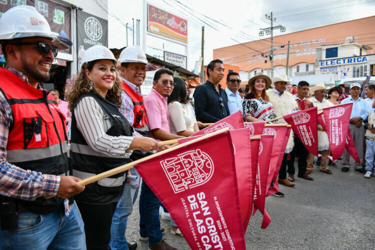 Inicia obra de alumbrado público en la colonia Nueva Palestina