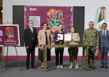 Lanzan timbre postal conmemorativo “México Tenochtitlan, siete siglos de legado de grandeza”
