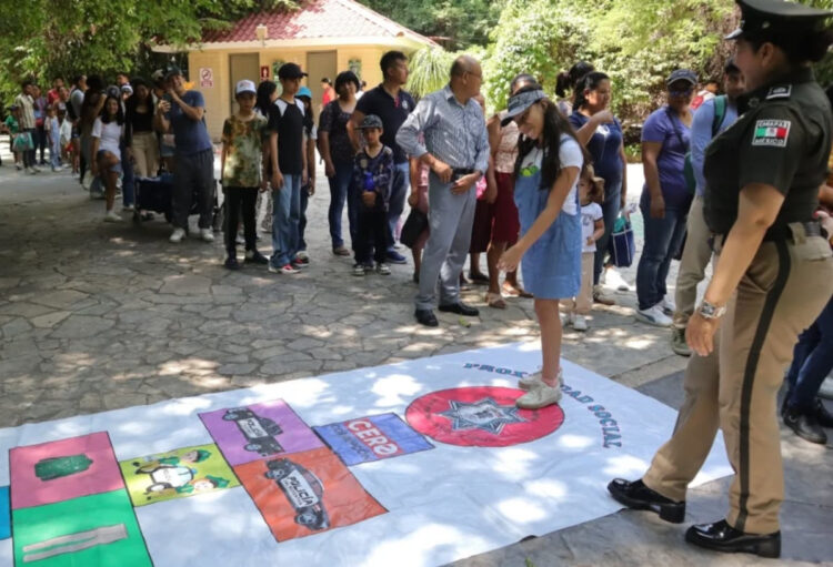 SSP realiza proximidad social con visitantes del ZooMAT