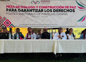 Realizan 7ª Mesa de Diálogo y Construcción de Paz en Pantelhó