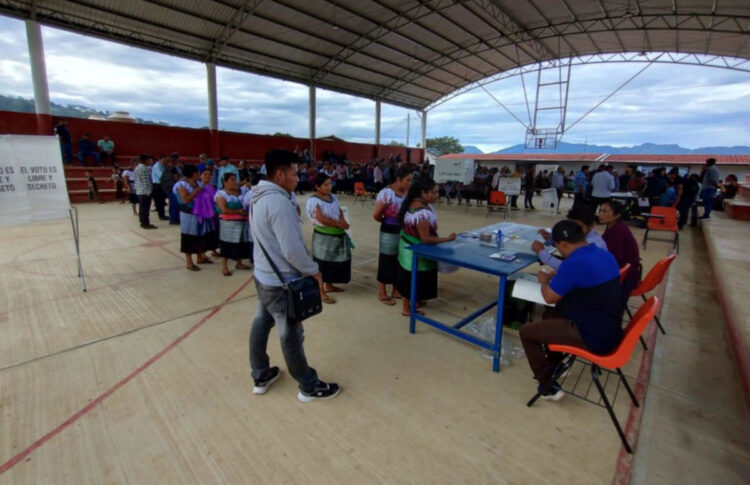 Concluye jornada electoral extraordinaria en Pantelhó