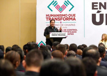 Labor policial ha sido fundamental para consolidar la paz de Chiapas: Eduardo Ramírez