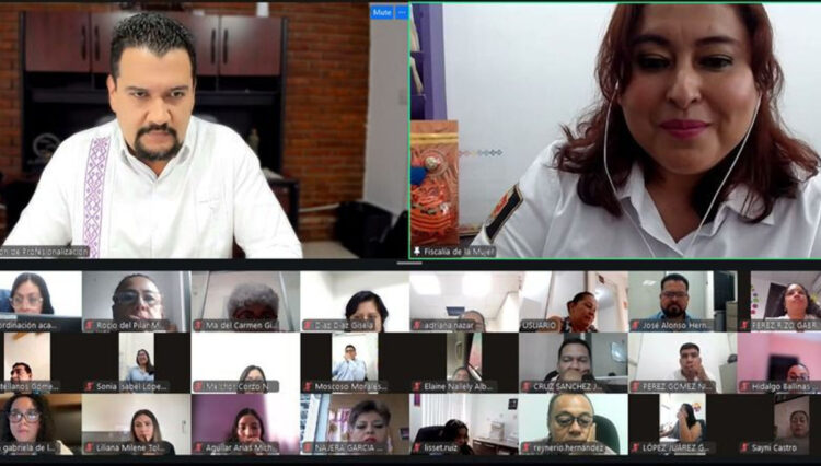 Continúa personal de la FGE capacitación en materia de violencia de género