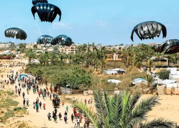 La hambruna en Gaza vista desde el cielo