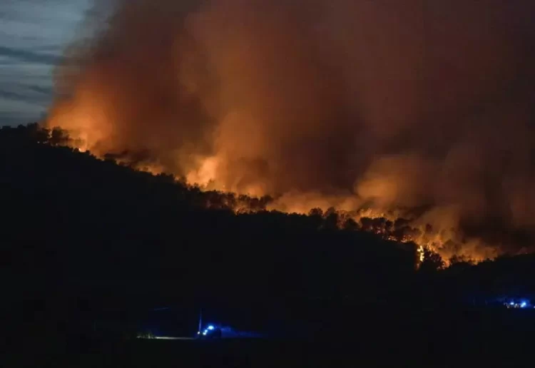 Incendio sin control en Francia arrasa con 8000 hectáreas