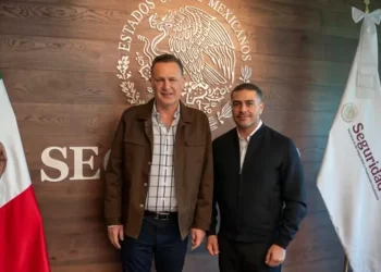 Mauricio Kuri se reúne con Omar García Harfuch