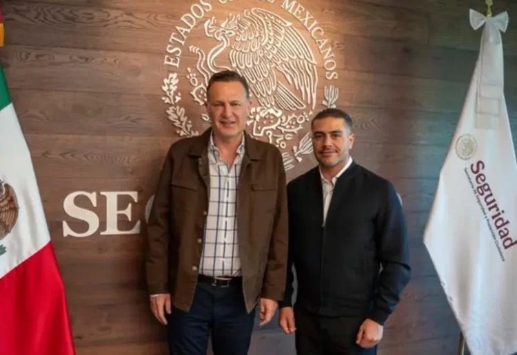 Mauricio Kuri se reúne con Omar García Harfuch