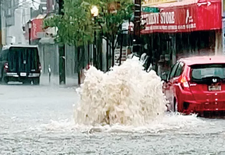 Lluvias dejan un muerto en EU; declaran emergencia en Nueva York