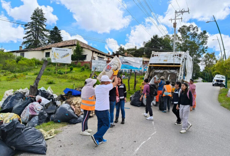 Realizan jornada de limpieza en San Cristóbal