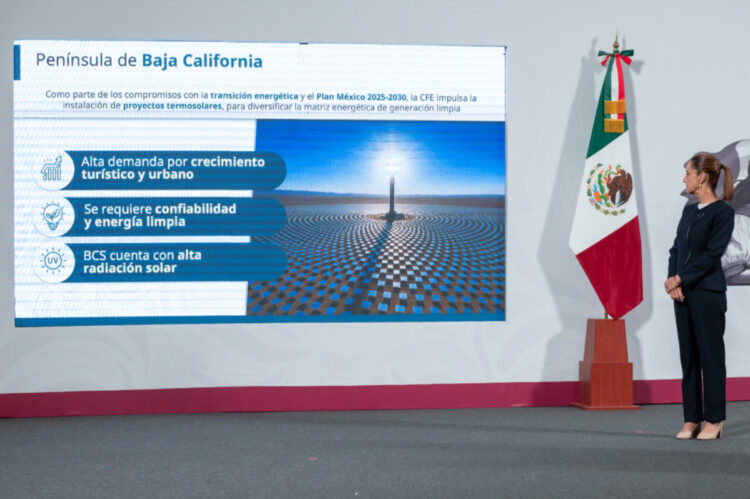 México a la vanguardia: CFE construirá 2 centrales termosolares en BCS