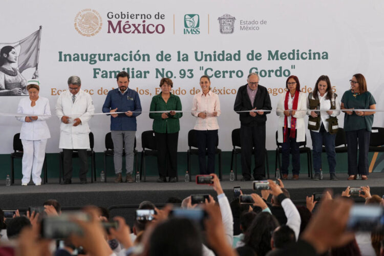Inaugura Claudia Sheinbaum Unidad de Medicina Familiar 93 de Ecatepec