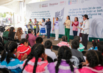 Claudia Sheinbaum entrega 139.9 mdp del Faispiam a pueblos originarios de Querétaro