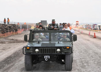 Avanza construcción de tren México – Pachuca presidenta Claudia Sheinbaum supervisa obra