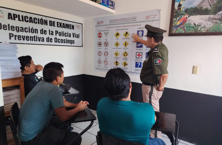 SSP capacita en educación vial a aspirantes para la obtención de licencias de conducir
