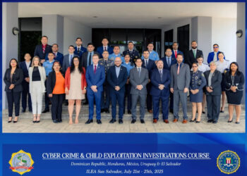 SSP asiste a capacitación en materia de Explotación Infantil y Delitos Cibernéticos del FBI en San Salvador