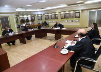 Celebra Pleno de Distrito del Tribunal Superior de Justicia sesión ordinaria