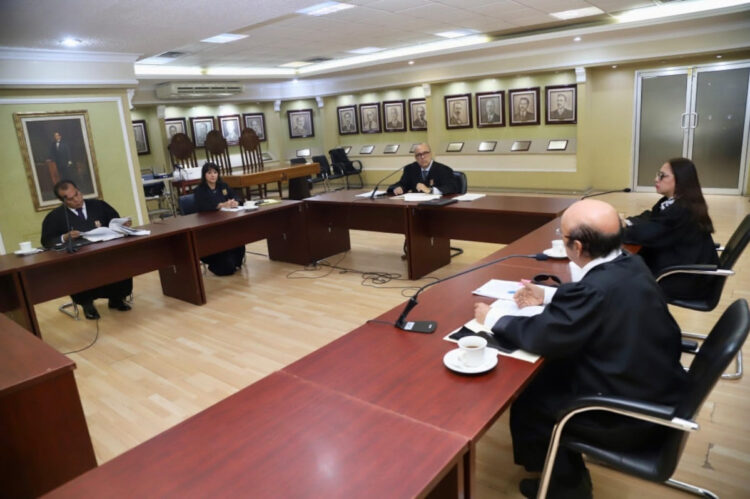 Celebra Pleno de Distrito del Tribunal Superior de Justicia sesión ordinaria