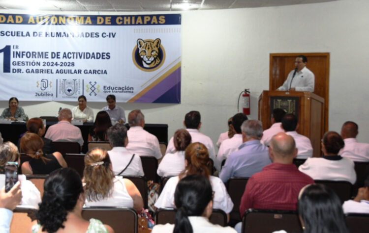 Rinde Informe de actividades director de la Escuela de Humanidades Campus IV Tapachula de la UNACH