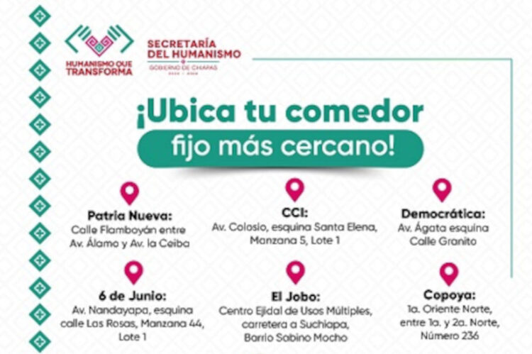 Comedores del Humanismo, un apoyo permanente para las familias tuxtlecas